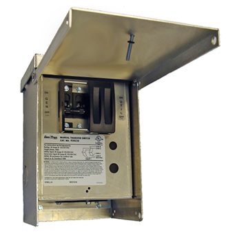 30-Amp 1-2 Circuit Manual Transfer Switch Product Image