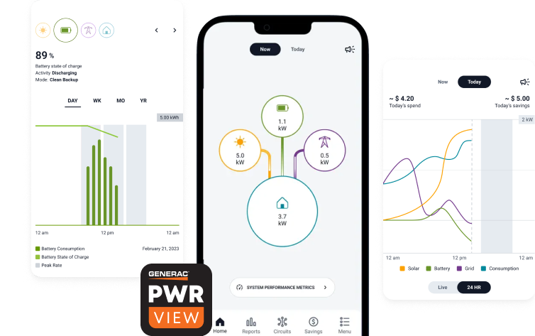 preview image of Generac's PWRview app